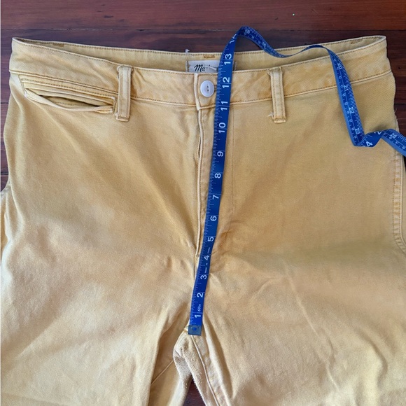 Madewell Emmett Wide-Leg Crop Pants in Greek Gold - Picture 10 of 11